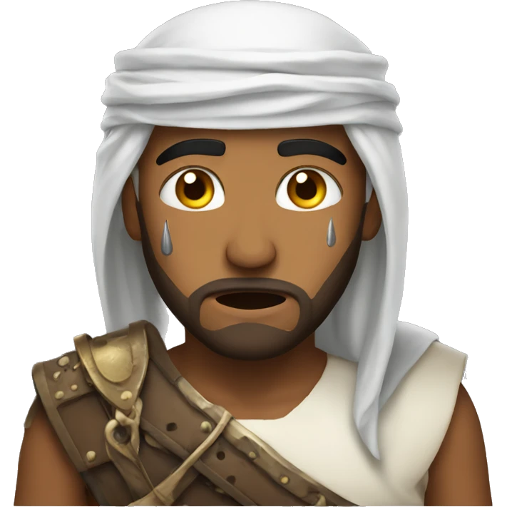 arab warrior cry emoji