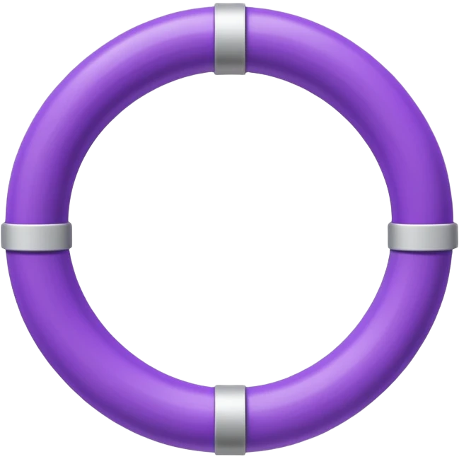 purple hula hoop emoji