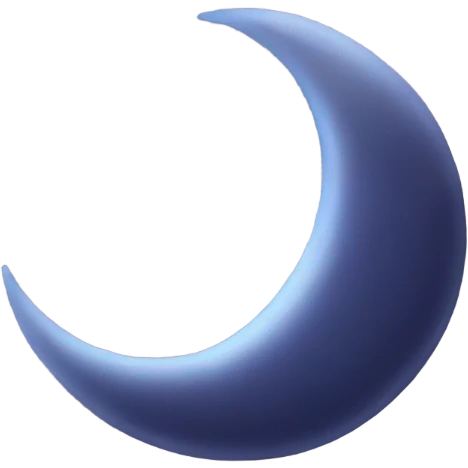 crescent moon  emoji