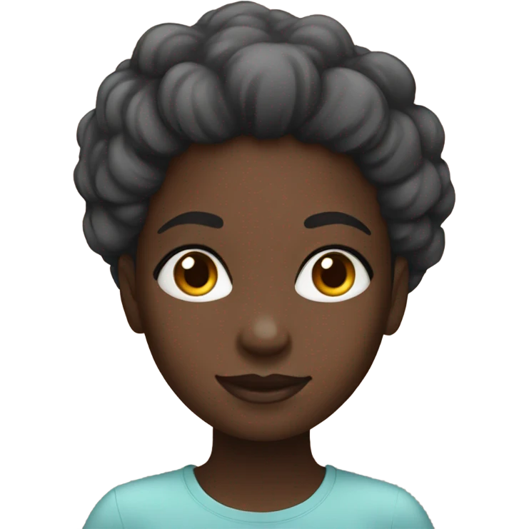 Black girl emoji