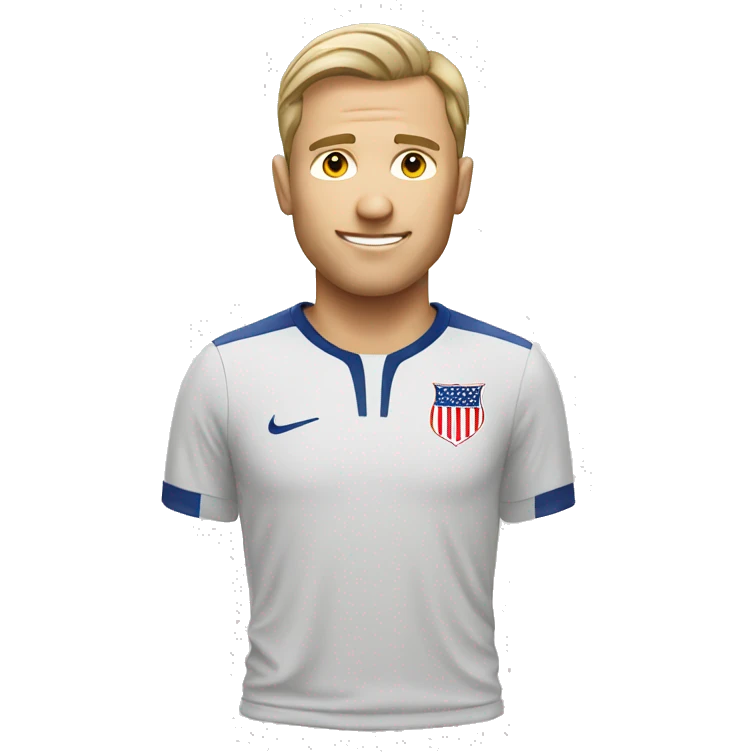 USA white man soccer emoji