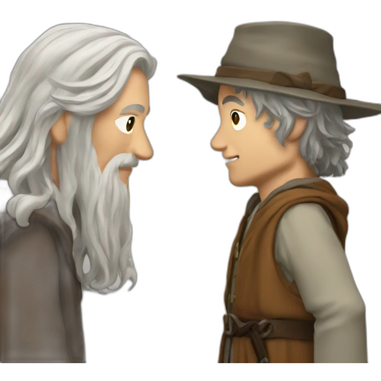 gandalf dealing with frodo emoji