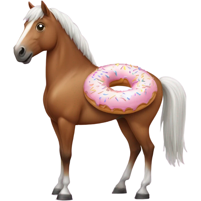 Donut horse emoji