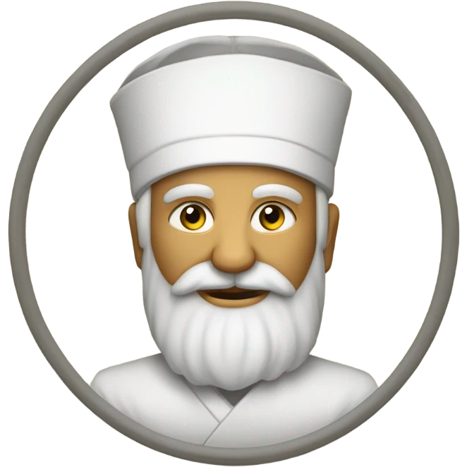symbol of zoroastrianism on purple background emoji