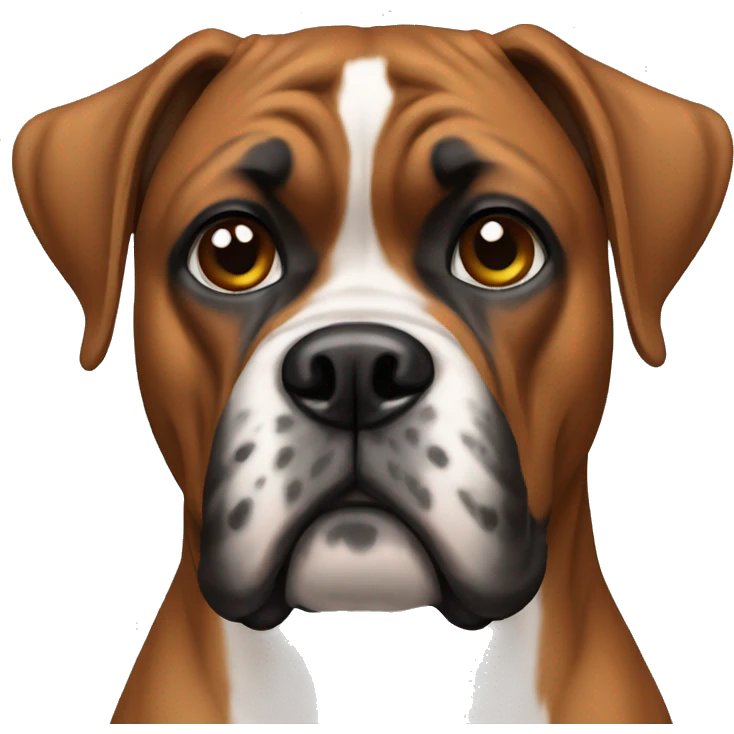  boxer dog  emoji