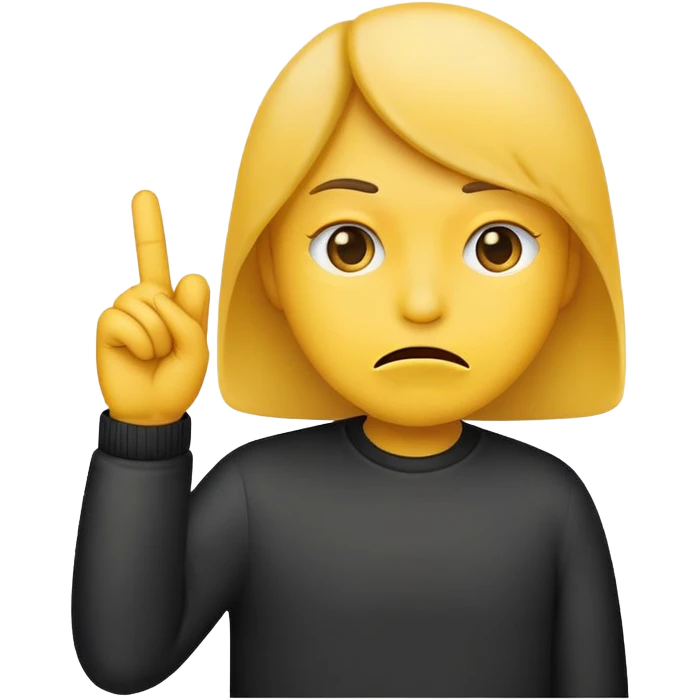 emoji face making a shushing gesture while showing a middle finger emoji