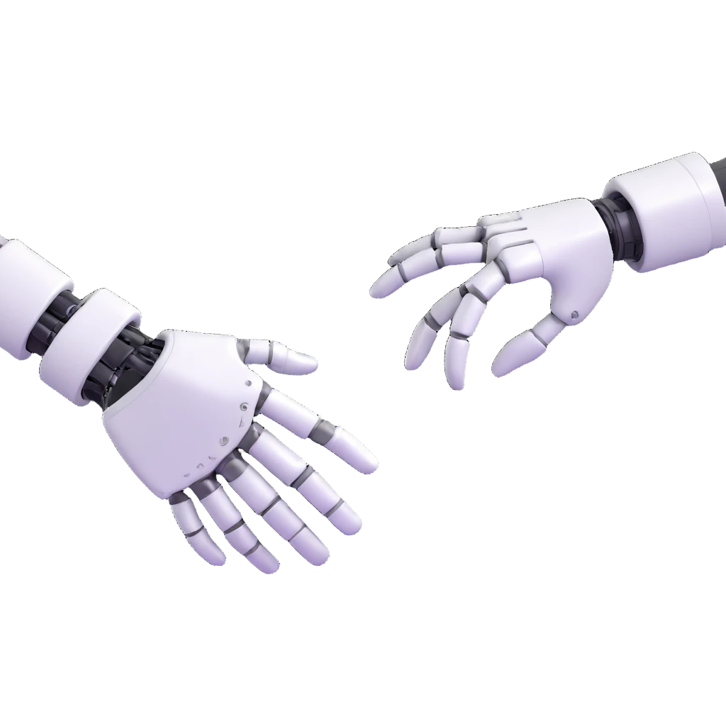 developer handshake with robot emoji