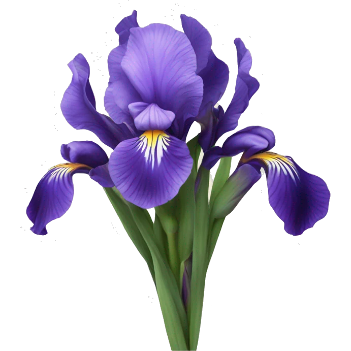 Huge iris bouquet  emoji