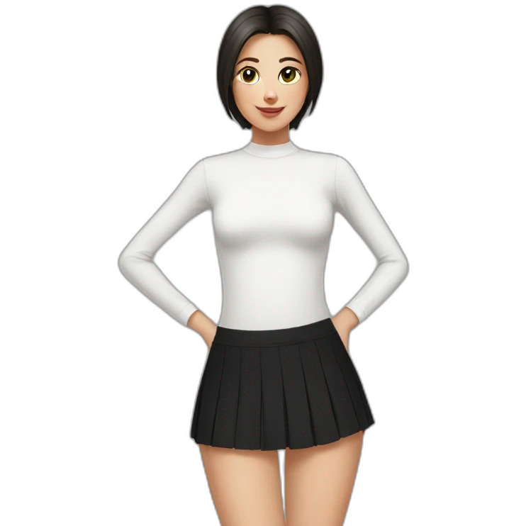 white-knickers-long-white-socks-black-skirt emoji