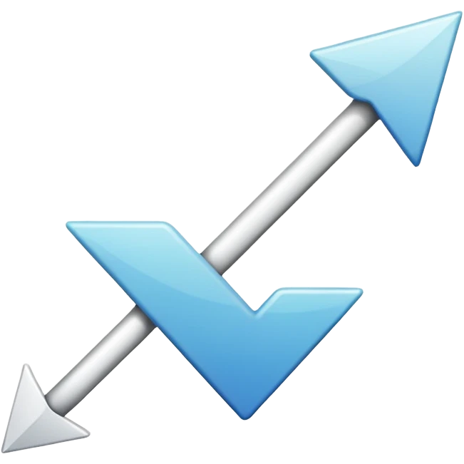 Flèche blanche a gauche emoji