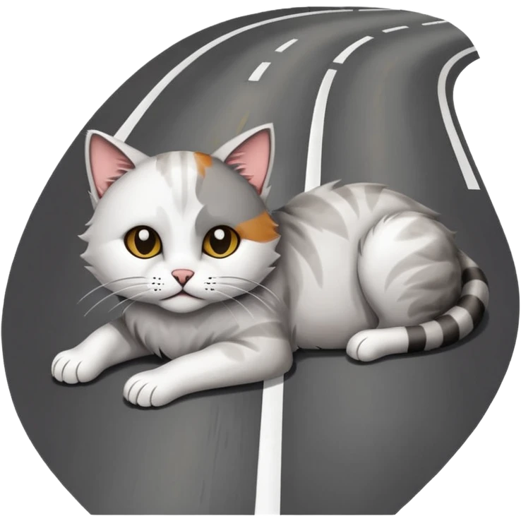 Road kill cat emoji