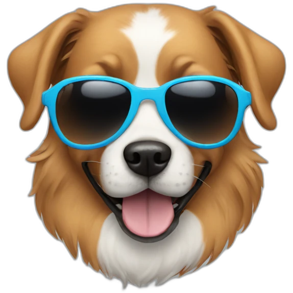 dog wearing sunglasses  emoji