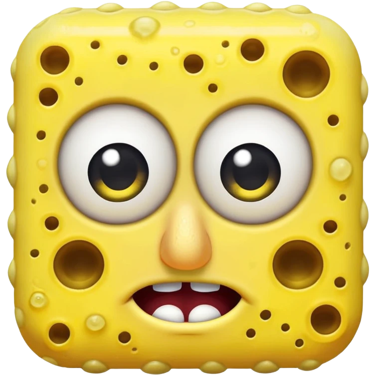 SpongeBob rolling his eyes  emoji