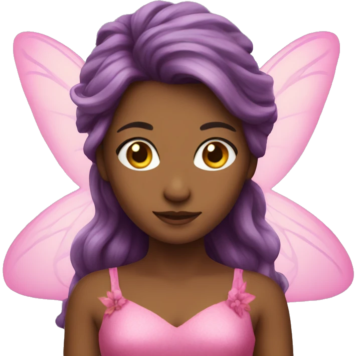 Fairy with pink dress  emoji