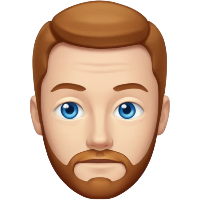 Chris Masterson with blue eyes emoji