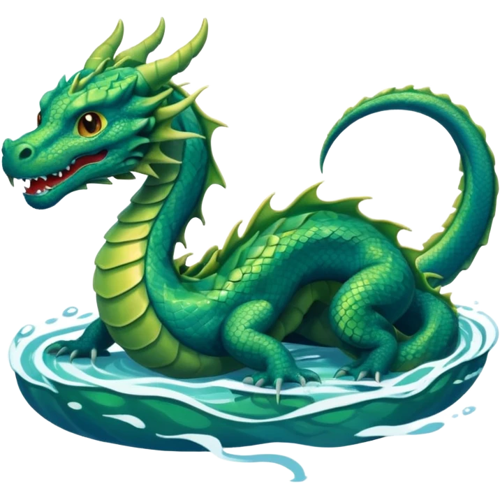 dragon in the sea emoji