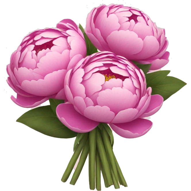 peony bouquet  emoji
