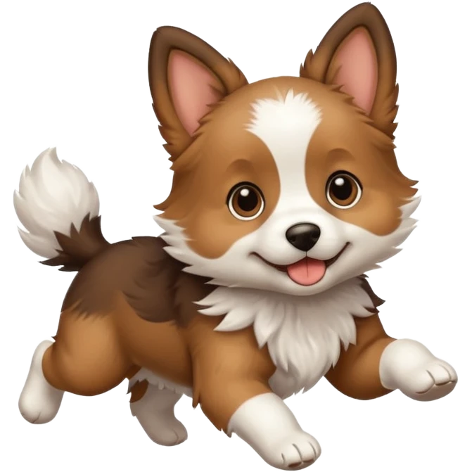 Puppy running emoji