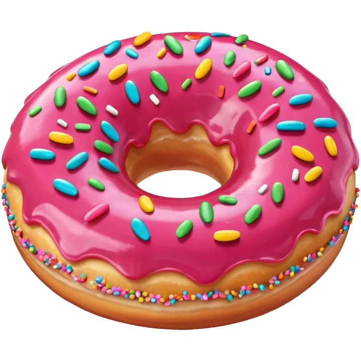 çilekli donut emoji