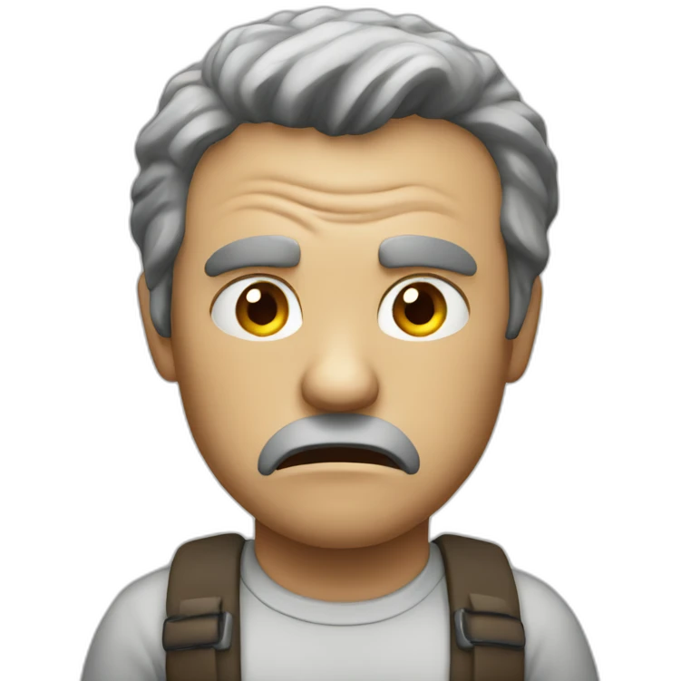 Angry man  emoji