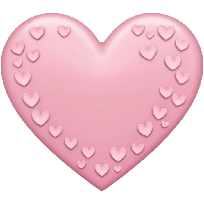 pink heart emoji with subtle sakura petal texture emoji