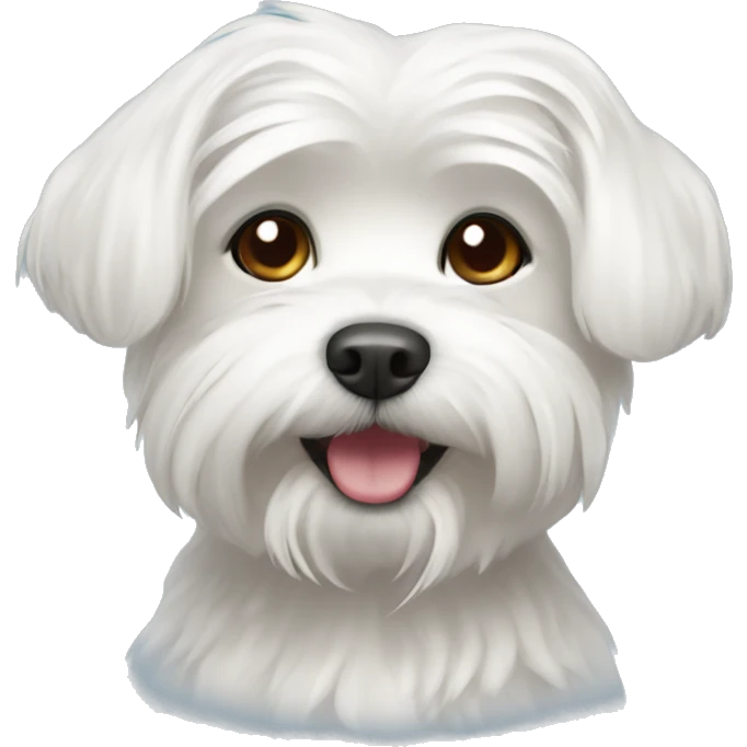 Maltese dog emoji