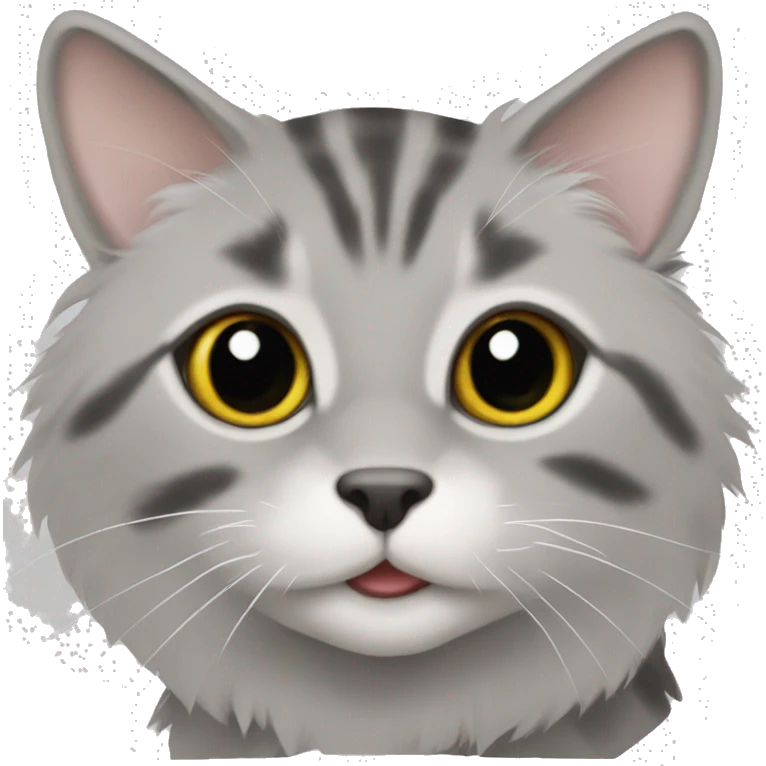 Grey Kuril Bobtail emoji