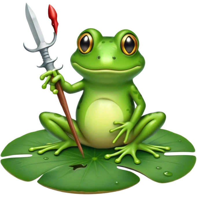 Frog Stabbing  emoji