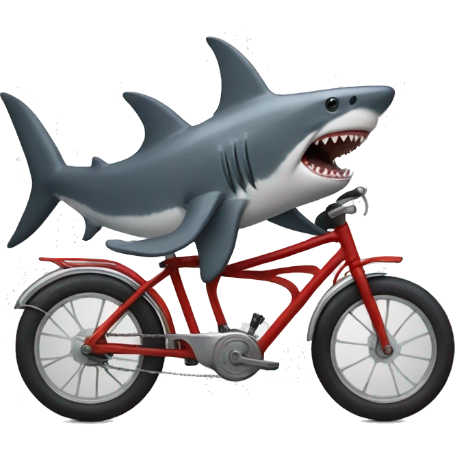shark on cycle emoji