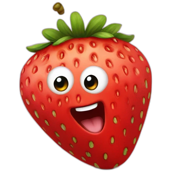 Strawberry humster emoji