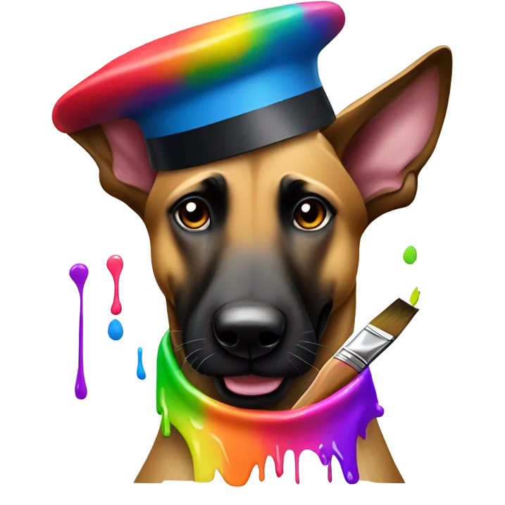 malinois artist emoji