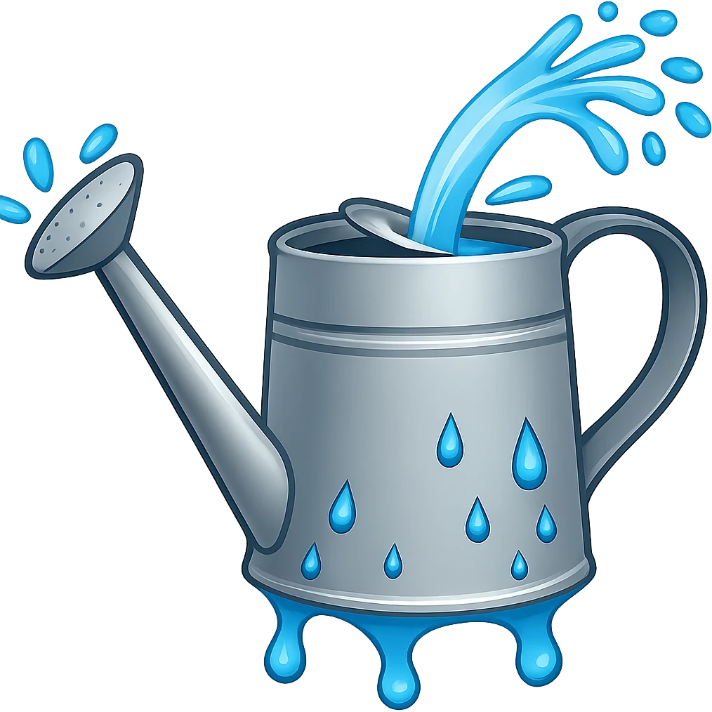 Make the water more animated with lively splashes and motion in the style of emoji. Remove the background. emoji