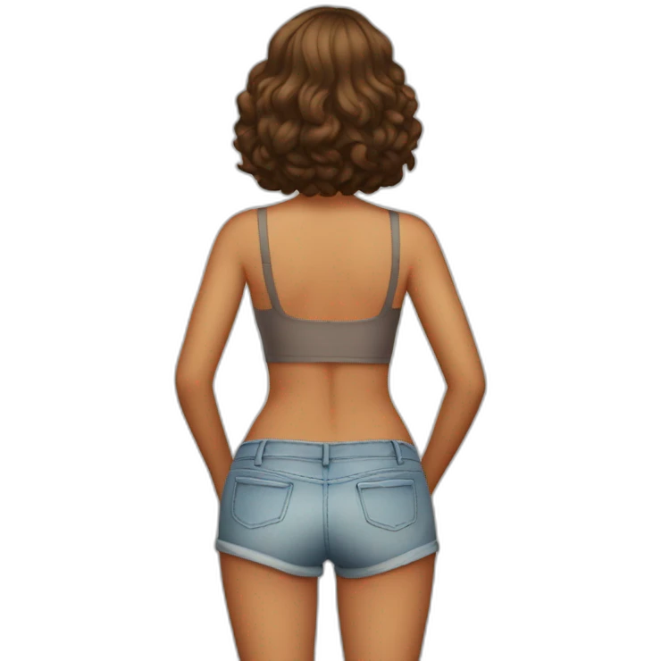 Female with pretty butt emoji