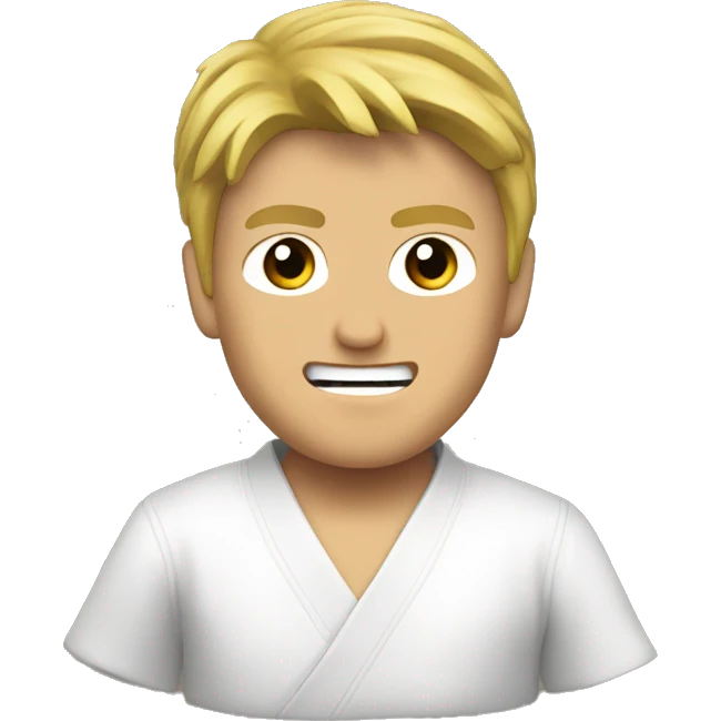 Johnny Lawrence doing karate emoji