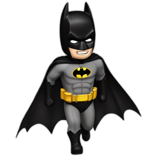 The dark knight batman flying movie emoji