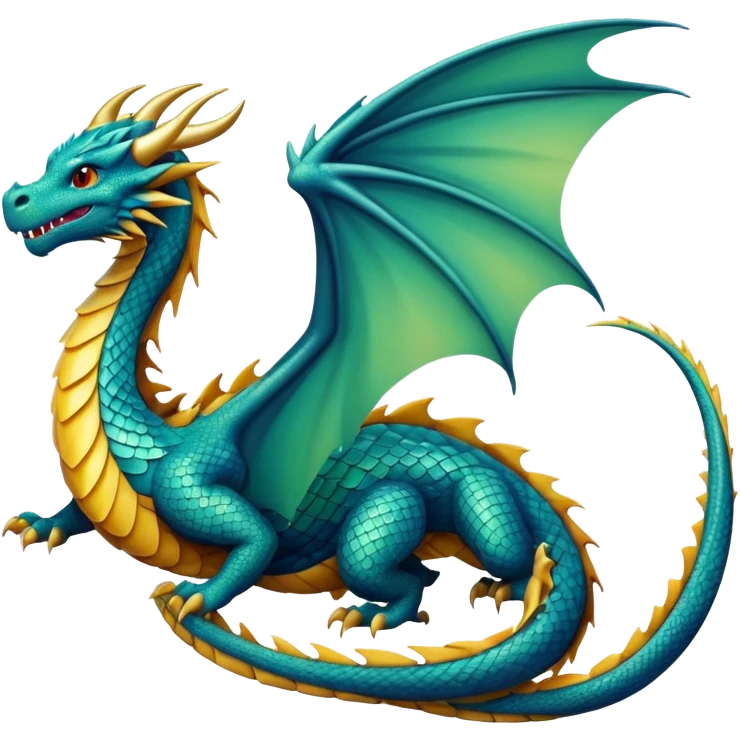 Dragon flying  emoji