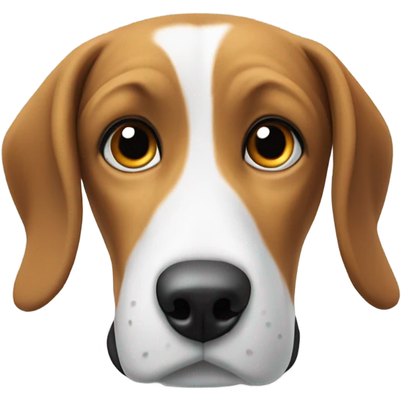 Beagle snow emoji