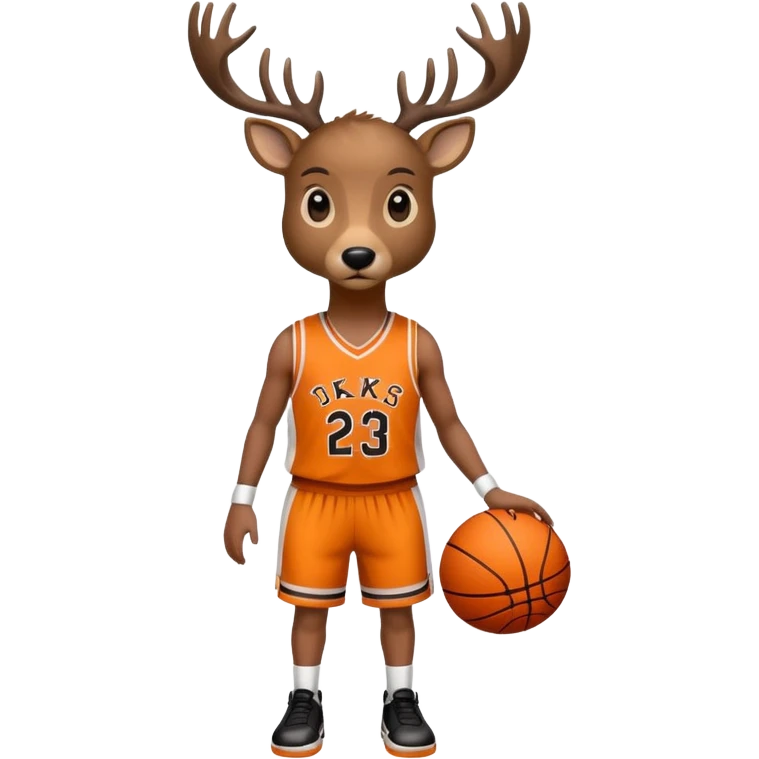 Deer basketball  emoji