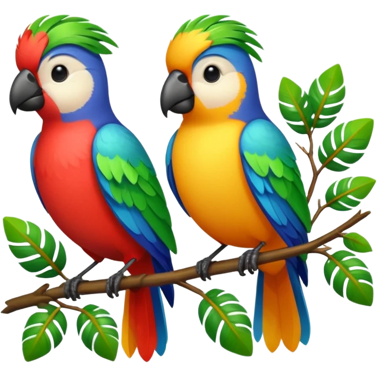 Jungle birds emoji