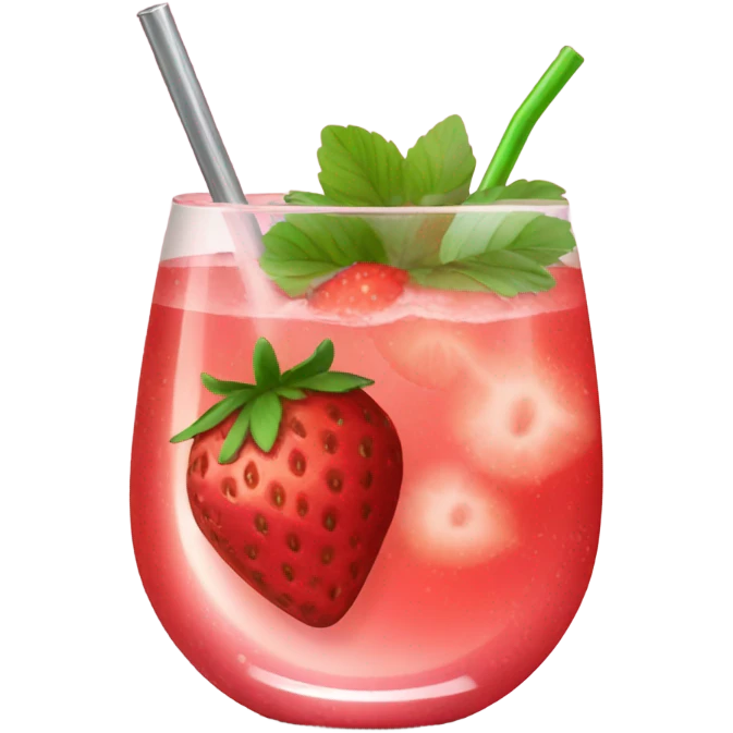 Strawberry cocktails  emoji