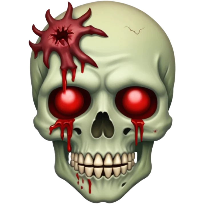 Rotting corpse zombie demons, full body, in the style of your bleeding skull art emoji