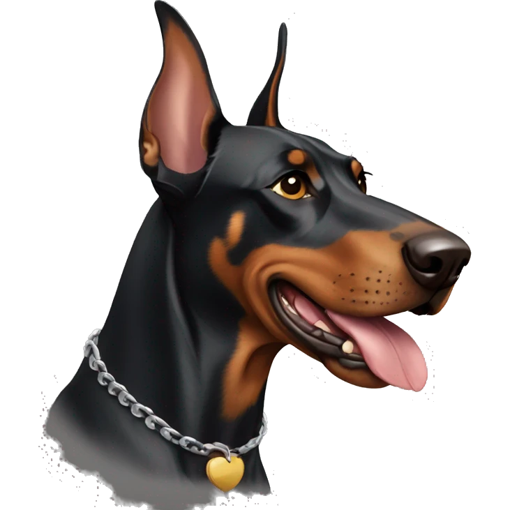 doberman joyeux emoji