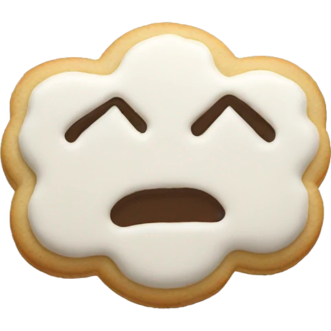 iced sugar cookie emoji