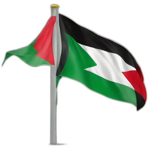 drapeau de la palestine emoji