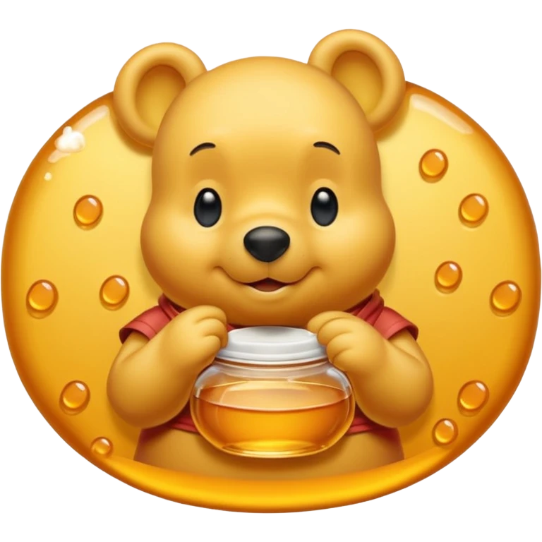 Wini the poh honey ovel shaped emoji