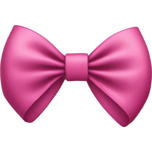 cute coquette bow emoji