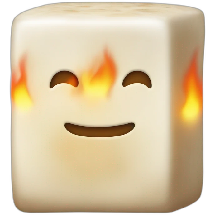 tofu−on−fire emoji