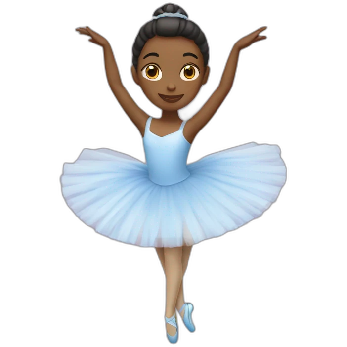Une ballerine emoji