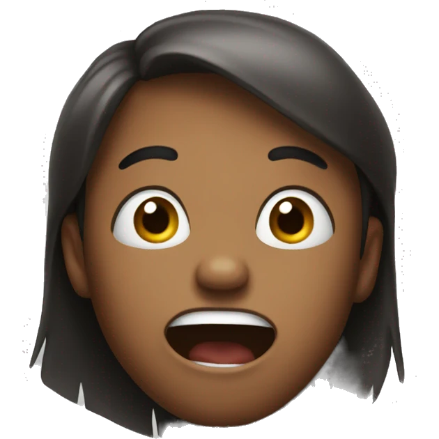 Shocked and excited  emoji