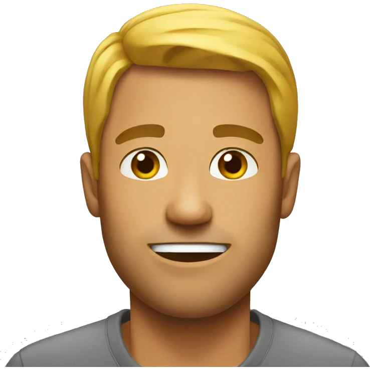 A Chad face emoji emoji